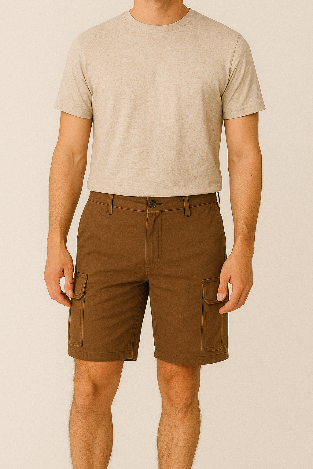 Brown Cargo Shorts